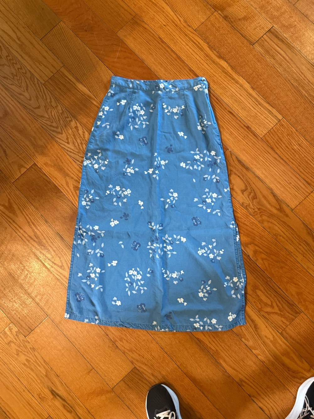 Liz Claiborne Blue Floral Maxi Skirt - Picture 9 of 9